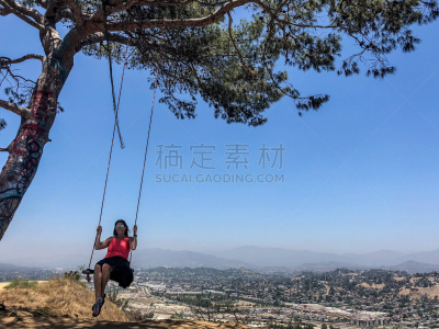 幸福,公园,欢乐,户外,晴朗,嬉戏的,愛斯安公園,自然,白昼,圣弗南多谷