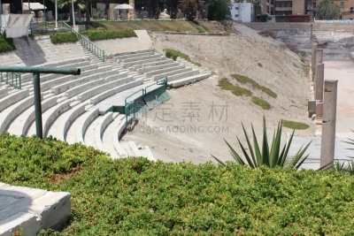 圆形剧场,过去,纪念碑,艺术,水平画幅,古老的,旅行者,石材,居住区,楼梯