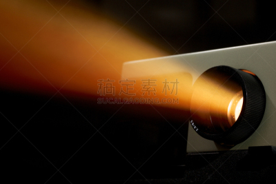 明亮,光束,暗色,投影设备,背景,水平画幅,无人,影片,古老的,特写