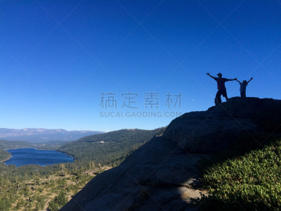 儿童,自然美,山脉,父亲,多那湖,塔基,休闲活动,水平画幅,夏天,周末活动
