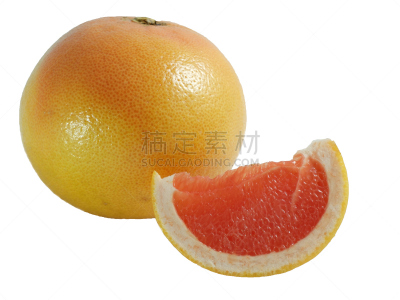 葡萄柚,分离着色,白色,红宝石葡萄柚,粉柚,水平画幅,无人,特写,橙子,充满的