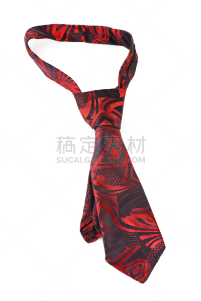 红色,领带,个人随身用品,垂直画幅,领饰,无人,衣服,时尚,背景分离,着装得体