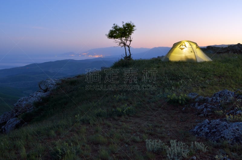 户外,神户彩灯节,遮阳篷,圆顶建筑,休闲活动,水平画幅,星星,山,夜晚,无人