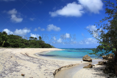 海滩,自然美,古巴,鸡尾酒,水,天空,水平画幅,沙子,无人,夏天