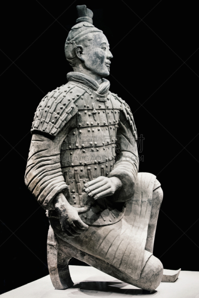 赤土陶器,勇士,波曼湖,箭术,垂直画幅,蒙大拿州,无人,陶瓷制品,黑色背景