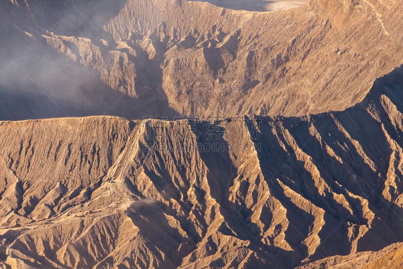 爪哇,火山,婆罗摩火山,印度尼西亚,视角,东,巴杜尔山,山,黎明,美