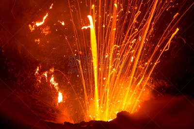 亚瑟山,火山,塔纳岛,火神,瓦努阿图,火山喷口,水平画幅,熔岩,地质学,在边上