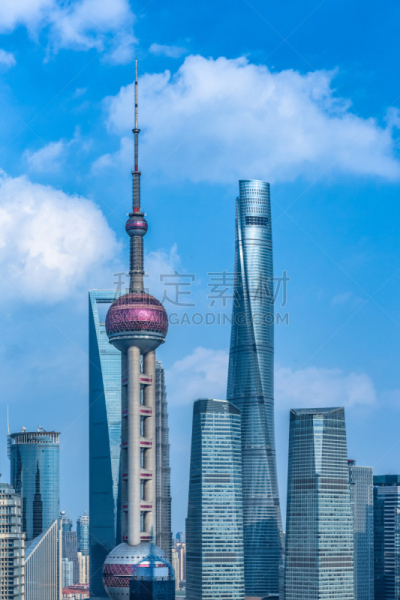 东方明珠塔,上海,上海环球金融中心,总部大楼,垂直画幅,办公室,正面视角,未来,外立面,无人