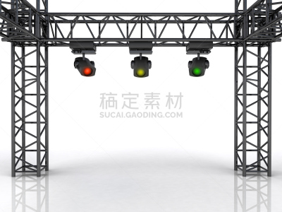 建筑业,舞台,聚光灯,三个物体,多色的,事件,空的,戏剧表演,照明设备,边框