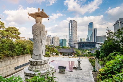 首尔,韩国,寺庙,夏天,都市风景,朝鲜半岛,江南区,朝鲜民族,犹太教会堂