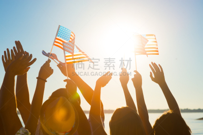 美国,参观者,集体治疗,度假胜地,水平画幅,会议,夏天,户外,友谊,成年的