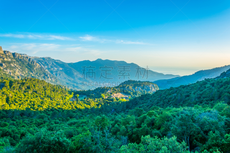 马略卡,西班牙,齿状山脊,sierra de tramuntana,面向陆地,自然界的状态,野生动物,海岸线,小路,地中海