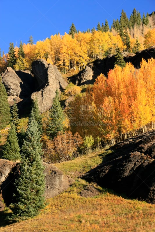 山,科罗拉多州,极端地形,斯奈佛尔斯山脉,杨基仔盆地,垂直画幅,天空,雪,无人,户外