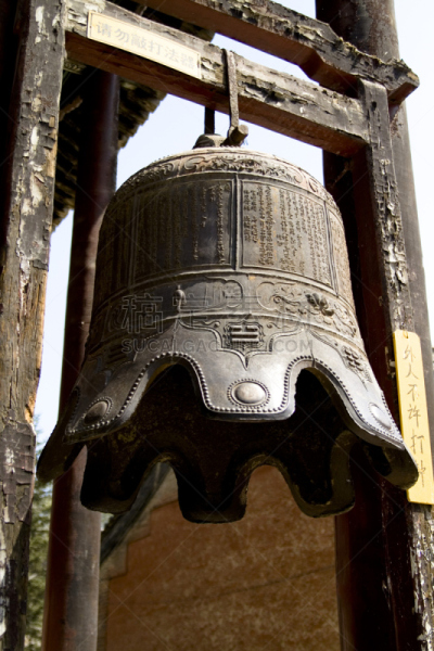 铃,寺庙,过时的,圣经,佛教,唱圣歌,铜锣,垂直画幅,佛,彩色图片