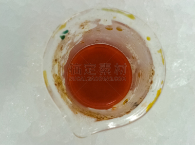 橙色,化学制品,精神振作,材料,寒冷,化学,背景分离,温度,烧杯,冰浴