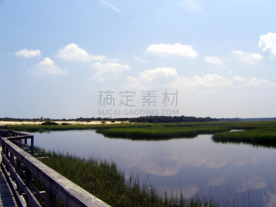 沼泽,水,度假胜地,水平画幅,沙子,无人,运河,大西洋,户外,干净