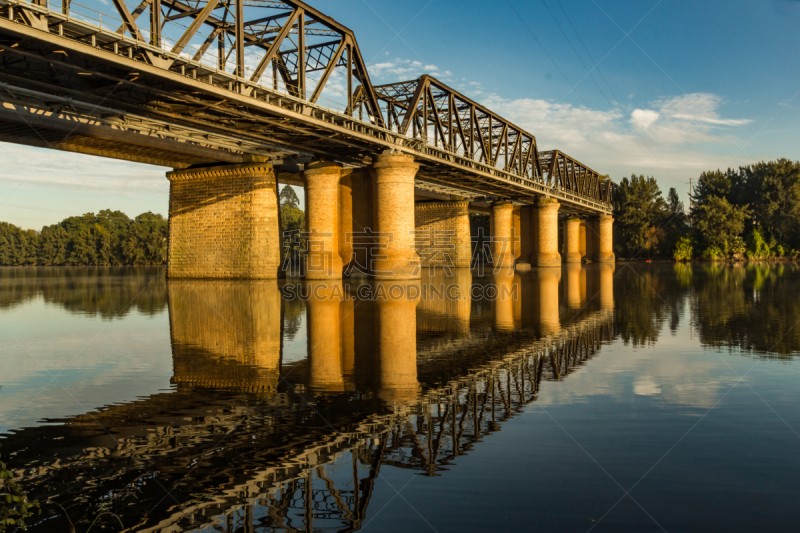 河流,victoria bridge,,彭里思,蓝山,悉尼,水,水平画幅,无人,铁轨轨道