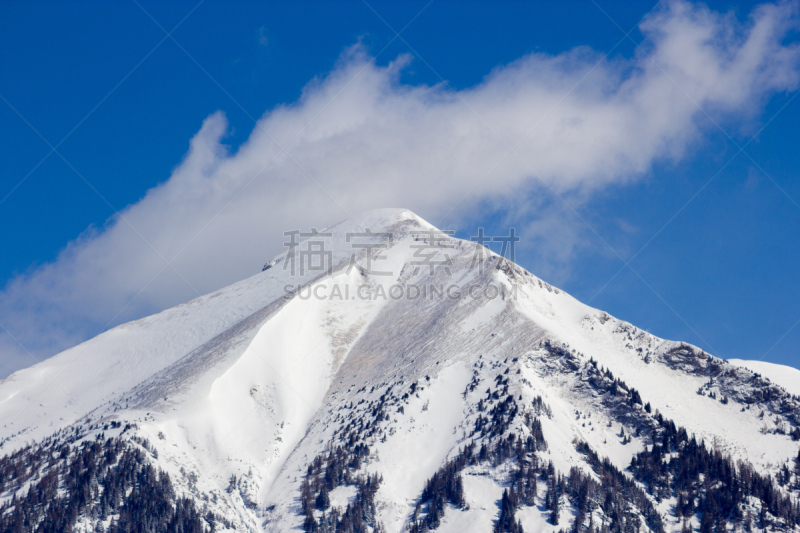 奥地利,冬天,山,阿尔卑斯山脉,巴德加斯坦,地形,雪板,度假胜地,水平画幅