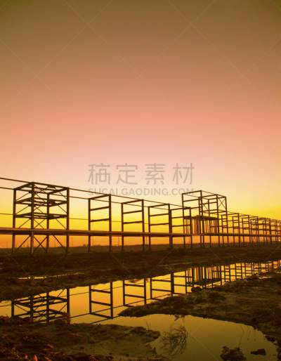 炼油厂,管道,顺序,导管连接器,煤气管,垂直画幅,天空,银色,能源,无人
