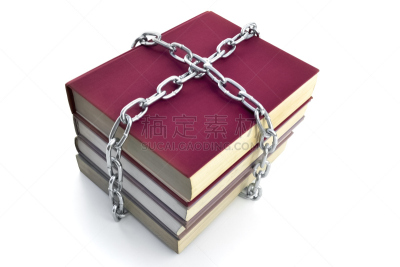 禁止的,智慧,链,灵感,水平画幅,易接近性,精装书,安全,文档,想法
