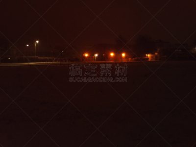 夜晚,十二月,2017年,扫雪车,寒冷,水平画幅,雪,无人,路,城市天际线