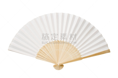 折扇,扇子,可折叠的,留白,风,水平画幅,无人,夏天,材料,特写