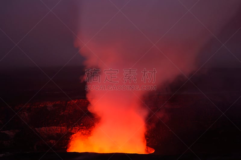 几劳亚活火山,硫磺,水,天空,公园,水平画幅,沙子,夜晚,火山地形,巨大的