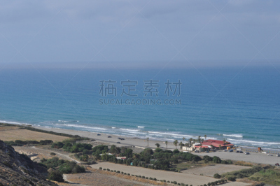 海滩,利马索尔,塞浦路斯,俄亥俄河,水,天空,水平画幅,云,沙子,无人