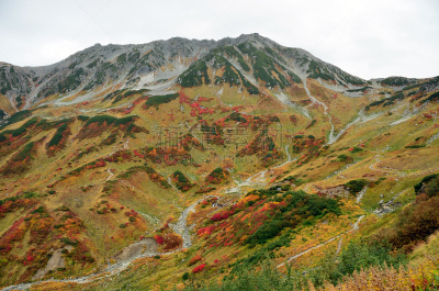 富山,秋天,日本,山脉,室堂,富山县,沟壑,水平画幅,山,无人