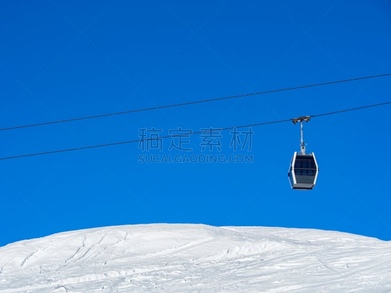 阿尔卑斯山脉,天空,度假胜地,水平画幅,山,奥斯塔山谷,雪,无人,滑雪坡,户外