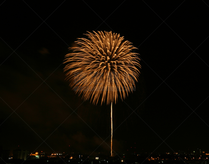 传统节日,城市,水平画幅,夜晚,无人,宫殿,2015年,放焰火,雾,摄影