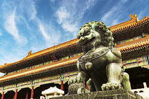 故宫,北京,京宫,狮王,国内著名景点,宫殿,大门,世界遗产,雕塑,选择对焦