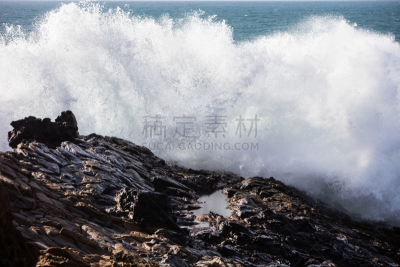 波浪,岩石,北加利福尼亚州,巨大的,气候,湿,环境,自然神力,环境保护,索那玛郡