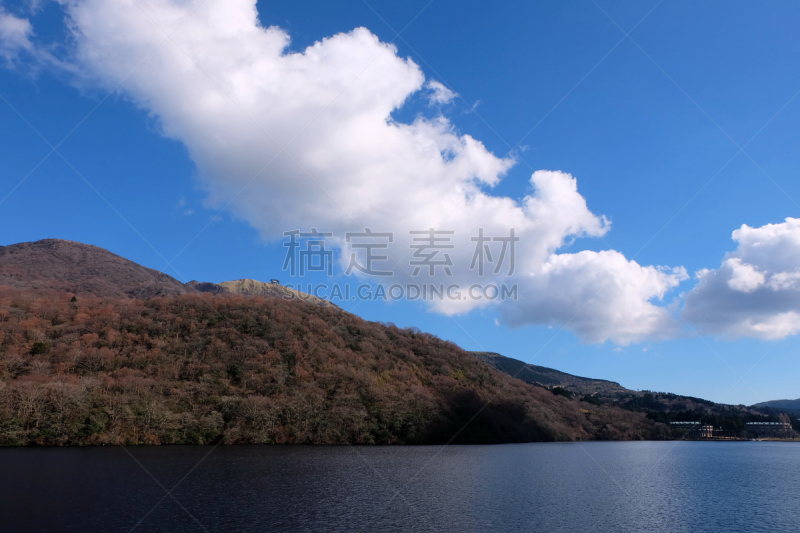 箱根园,箱根湿地植物园,富士箱根伊豆国立公园,富士山,水,天空,美,里山,水平画幅,美人