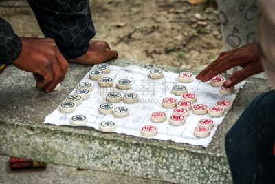 国际象棋,进行中,纸,传统,中国象棋,中文,汉字,北京,水平画幅,古老的