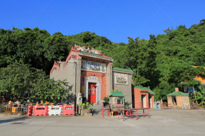铜锣湾天后庙,,弥勒佛,寺院,自然,修道院,天堂,水平画幅,山,建筑