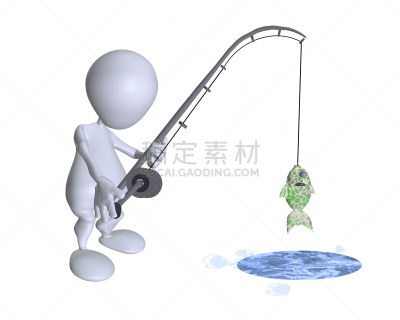 三维图形,鱼类,男人,冰钓,石膏,水,新的,休闲活动,水平画幅,简易钓鱼