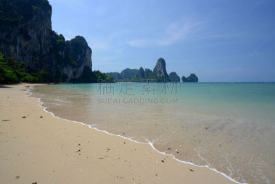莱雷海滩,甲米,泰国,通赛湾,奥南湾,自然,水平画幅,无人,安达曼海,户外