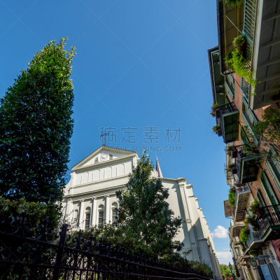 法区,臀部,纽奥尔良,十字形,路易斯安那州,天空,无人,户外