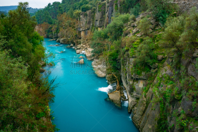 土耳其,河流,峡谷,森林,在之间,安塔利亚省,活力,秘密,国内著名景点,环境保护
