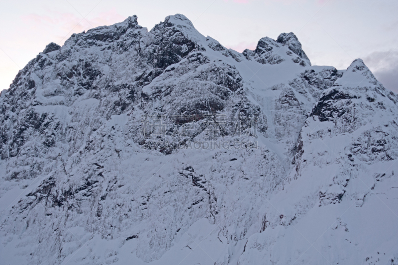 雪,山,冻结的,手指,南,三只动物,瀑布,北喀斯开山脉,贝克山荒野地,贝克尔山