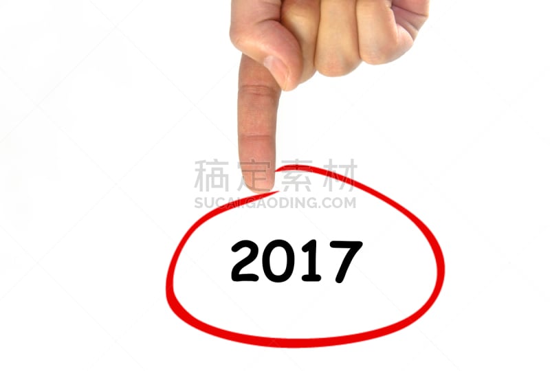 2017年,透明擦写板,新的,洞,水平画幅,符号,手,日历,周年纪念