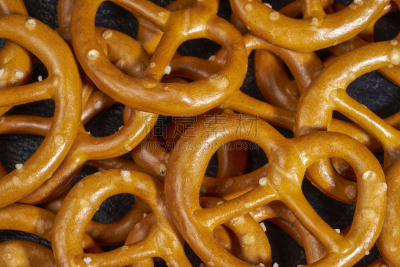 特写,椒盐饼干,小的,褐色,水平画幅,无人,开胃品,脆饼干,组物体,碱液卷