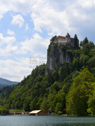 斯洛文尼亚,风景,bled,karavanke range,布雷德湖,julian alps,垂直画幅,水,天空,度假胜地