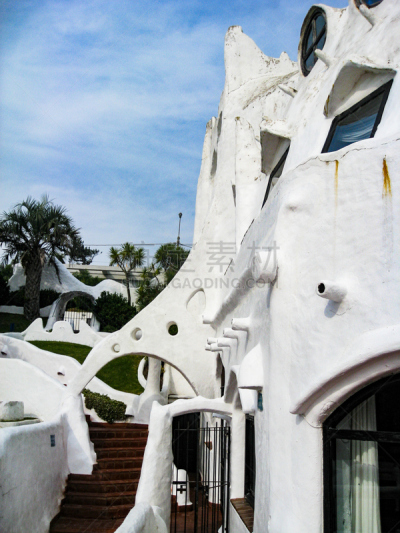 punta del este,印第安人村庄,垂直画幅,南美,旅游目的地,山,建筑,无人,乌拉圭,建筑结构