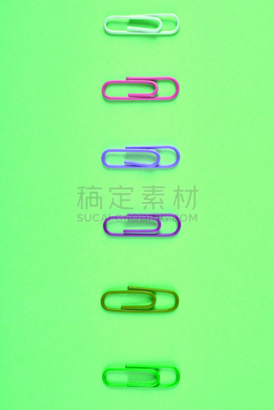 白色,回形针,紫色,多色的,绿色,留白,重返校园,大学,概念,教育