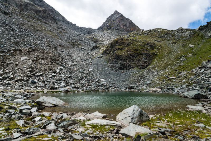 格雷索,天空,水平画幅,奥斯塔山谷,雪,夏天,户外,高处,山,阿尔卑斯山脉