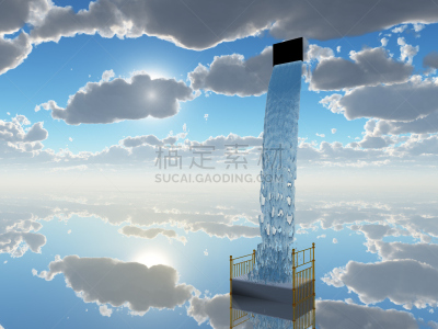 河流,天空,美,床,艺术,休闲活动,水平画幅,瀑布,美人,spa美容