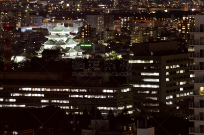 名古屋城,名古屋,日本城堡,水平画幅,无人,著名景点,日本,城堡,摄影