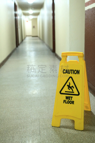 滑的,建筑体,古典式,湿,风险,警告标志,不幸,一个物体,塑胶
